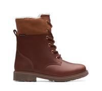 Clarks Astrolfurgtxk, Botas Estilo Chelsea, Piel marrón, 30 EU