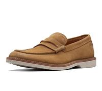 Clarks Atticus LT Slip, Mocasín Hombre, Dark Sand Suede, 45 EU