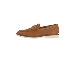 Clarks - Atticus LTSlip, Mocasín Plano, Cola Suede,