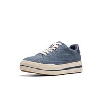 Clarks Audreigh Sun, Zapatillas Mujer, Azul Marino, 41 EU Ancho