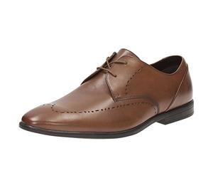 Clarks Bampton Limit, Zapatos de Vestir Hombre, Marrón (Tan Leather), 44.5 EU