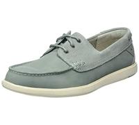 Clarks Barco Para Asar, Botas de barco Hombre, Aqua Nubuck, 46 EU