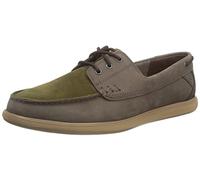 Clarks Barco Para Asar, Botas de barco Hombre, Color Marrón Oscuro, 45 EU