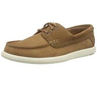 Clarks Barco Para Asar, Botas de barco Hombre, Dark Tan Nubuck, 43 EU