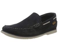 Clarks Barnes Lace Oxford - Botas para Hombre, Azul Marino (Navy Suede), 41.5 EU