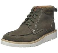 Clarks Barnes Mid, Botas de Moda Hombre, Dark Grey SDE, 44.5 EU Estrecho