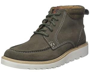 Clarks Barnes Mid, Botas de Moda Hombre, Dark Grey SDE, 46 EU