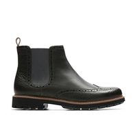 Clarks Batcombe Top, Botas Chelsea Hombre, Gris (Taupe Leather), 42 EU