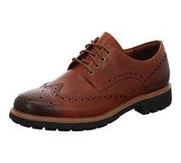 Clarks Batcombe Wing, Zapatos de Cordones Derby, Marrón (Dark Tan Lea-), 41.5 EU