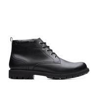 Clarks BatcombeMixGTX, Botas Cortas al Tobillo Hombre, Black Leather, 42.5 EU