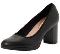Clarks Bayla Carly para Mujer, Piel Negra, 37.5 EU