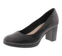Clarks Bayla Skip - Zapatos de tacón para Mujer, Cuero Negro, 37 EU