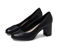 Clarks Bayla Skip - Zapatos de tacón para Mujer, Cuero Negro, 41 EU