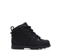 Clarks Bota de combate Heath Hike T para bebés, Negro, 20 EU
