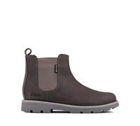 Clarks Botas Chelsea Joven Heathseagtxk, color Gris, talla 34 EU
