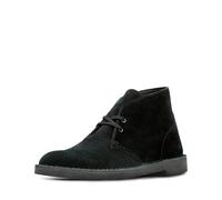 Clarks Bushacre 2, Botas Modelo Chukka Hombre, Gamuza Negra, 48 EU