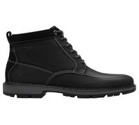 Clarks Botas Chukka Maplewalk Rise para hombre, cuero negro, 36, Piel negra, 39.5 EU