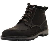 Clarks Botas Chukka Maplewalk Rise para hombre, cuero negro, talla 7, Piel negra, 41 EU