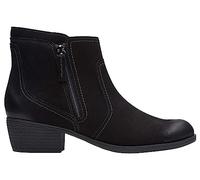 Clarks Botas de moda Charlten Ave para mujer, Nobuck negro., 41.5 EU
