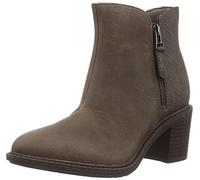 Clarks Botas de moda Scene Zip para mujer, Marrón oscuro., 38 EU