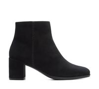 Clarks Botas Freva55 ZipChukka para mujer, Black, 35.5 EU