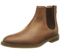 Clarks Botas Jaxen Chelsea para hombre, Piel bronceada, 39.5 EU