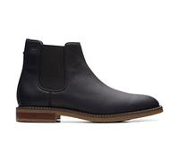Clarks Jaxen, Botas Estilo Chelsea Hombre, Piel Negra, 40 EU