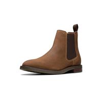 Clarks Botas Jaxen Easy Chelsea para hombre, Gamuza Cola, 12 Wide