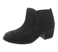 Clarks Botas Neva Lo Chukka para mujer, piel negra, 38 EU