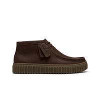 Clarks Botas para hombre Torhill Hi en piel lisa marrón