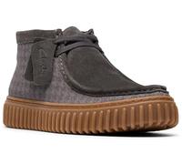 Clarks Botas Torhill Hi Oxford para hombre, Gris Combi, 42.5 EU