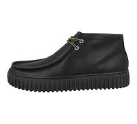 Clarks Botas Torhill HiChukka para hombre, Piel negra, 43 EU
