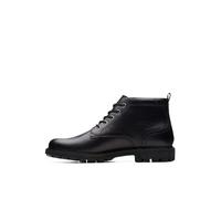 Clarks Botines Batcombe Mix para hombre, Piel negra, 41 EU
