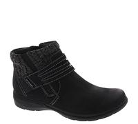Clarks Botines Carleigh Lane para mujer, Negro (black Nubuck), 38 EU