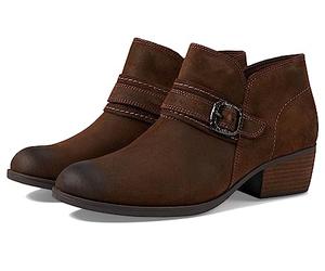 Clarks Botines Charlten Bay para mujer, bronceado oscuro ante, 5.5