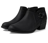 Clarks Botines Charlten Grace para mujer, negro, cuero (Black Oily Leather), 37.5 EU
