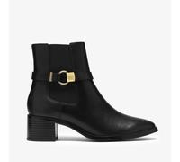 CLARKS Botines de piel con tacón, WRENN BUCKLE. Color Negro