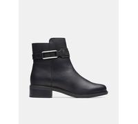 Clarks Maye Bella, Botas de Moda Mujer, Black Leather, 39 EU