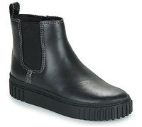 Clarks Mayhill Top, Botas Estilo Chelsea Mujer, Black Leather, 40.5 EU