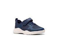 Clarks Boy's Feather ATH K Sneaker, Navy, 28.5 EU