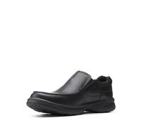 Clarks Bradley Free, Mocasín Hombre, Black Leather, 40 EU