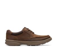 Clarks Bradley Vibe, Oxford Hombre, Piel de Cera de Abeja, 45 EU Ancho