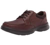 Clarks Bradley Vibe - Zapatos Oxford de piel sintética con cordones para hombre, bronceado, 13 Wide