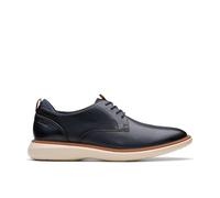 Clarks Brantin Plain para Hombre, Azul Marino (Navy Leather), 44.5 EU
