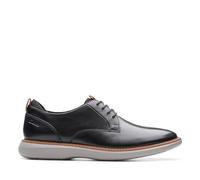 Clarks Brantin Plain para Hombre, Piel Negra, 44 EU