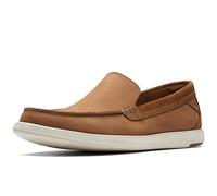 Clarks Originals - Loafer para hombre Bratton - Dark Tan Nubuck - 41 EU