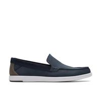 Clarks Bratton Loafer, Loafer Hombre, Navy Nubuck, 45 EU