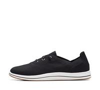 Clarks Tenis Breeze Ave II para mujer, Negro (Black Textile), 6