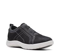 Clarks Breeze Bali - Mocasines Planos para Mujer, Negro -, 40 EU
