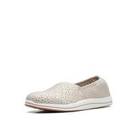 Clarks Breeze EmilyMocasín para Mujer, Gris Pardo Claro sintético, 5.5 UK Wide